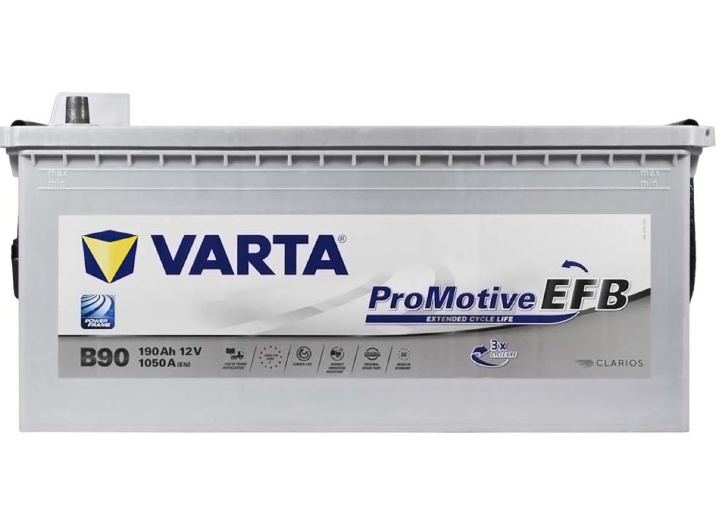 Акумулятор Varta ProMotive EFB 190Ah бокова(+/-) (1050EN) (д513*ш223*в223) B90
